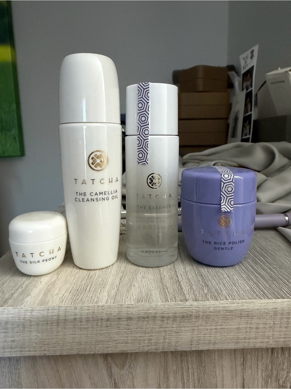 Tatcha Skincare Set - White & Lavender